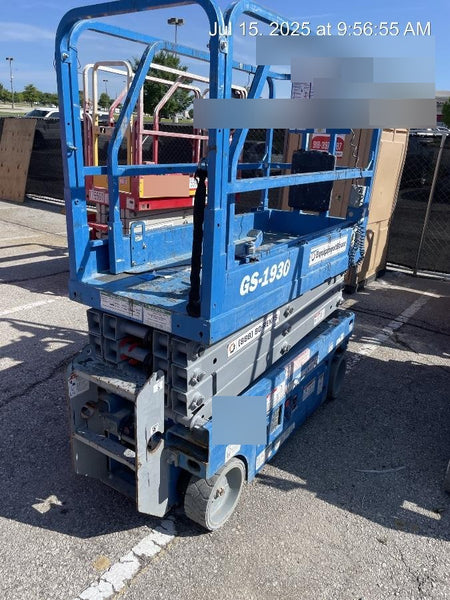 2019 Genie GS-1930 Fixed Rails with Chain Entry