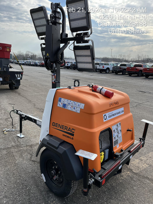 2024 Generac MLT2 Diesel, Flex Switch 120V Input, Powerzone Controller, 
(4) 320W LED Lights, 4kW Generator, 39.9 Gal Fuel Tank, 2" Ball, T3