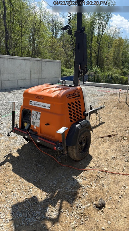2023 Generac MLT2 Diesel, Flex Switch 120V Input, Powerzone Controller, (4) 320W LED Lights, 4kW Generator, 39.9 Gal Fuel Tank, 2" Ball, T3