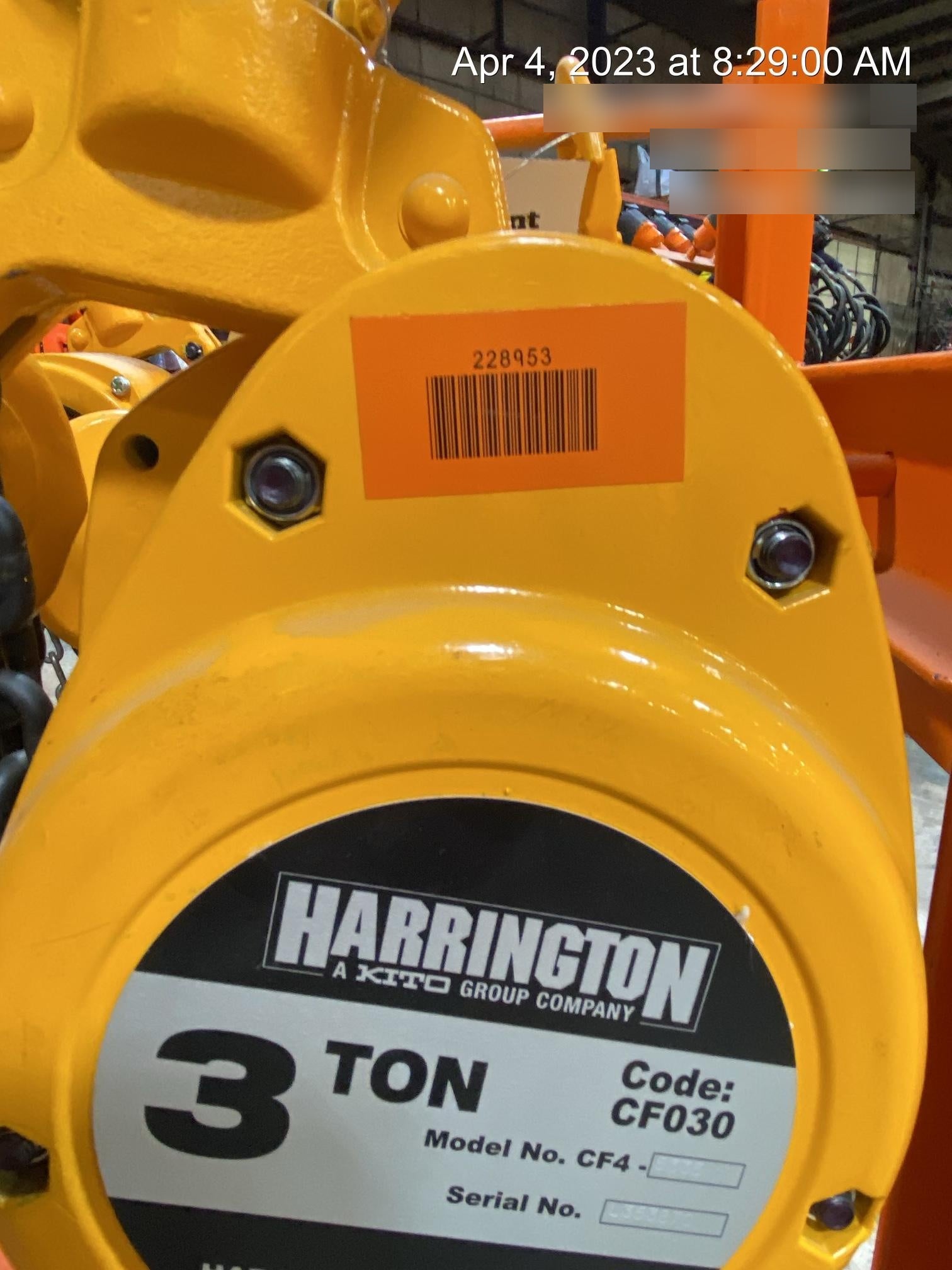 2022 HARRINGTON CF030-15