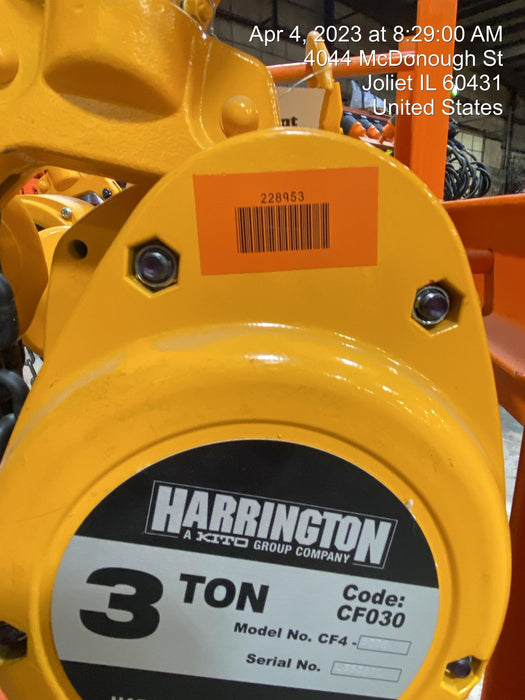 2022 HARRINGTON CF030-15