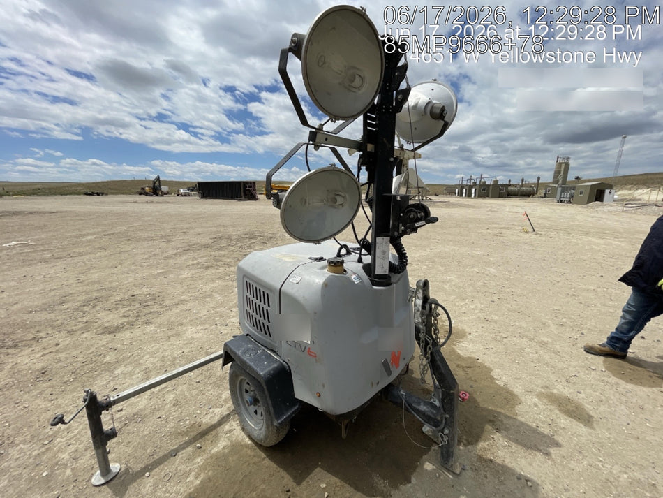 2019 Wacker Neuson LTV6L-MH Wacker Neuson LTV6L Mobile Light Tower w/Fuel Level Sensor Installed