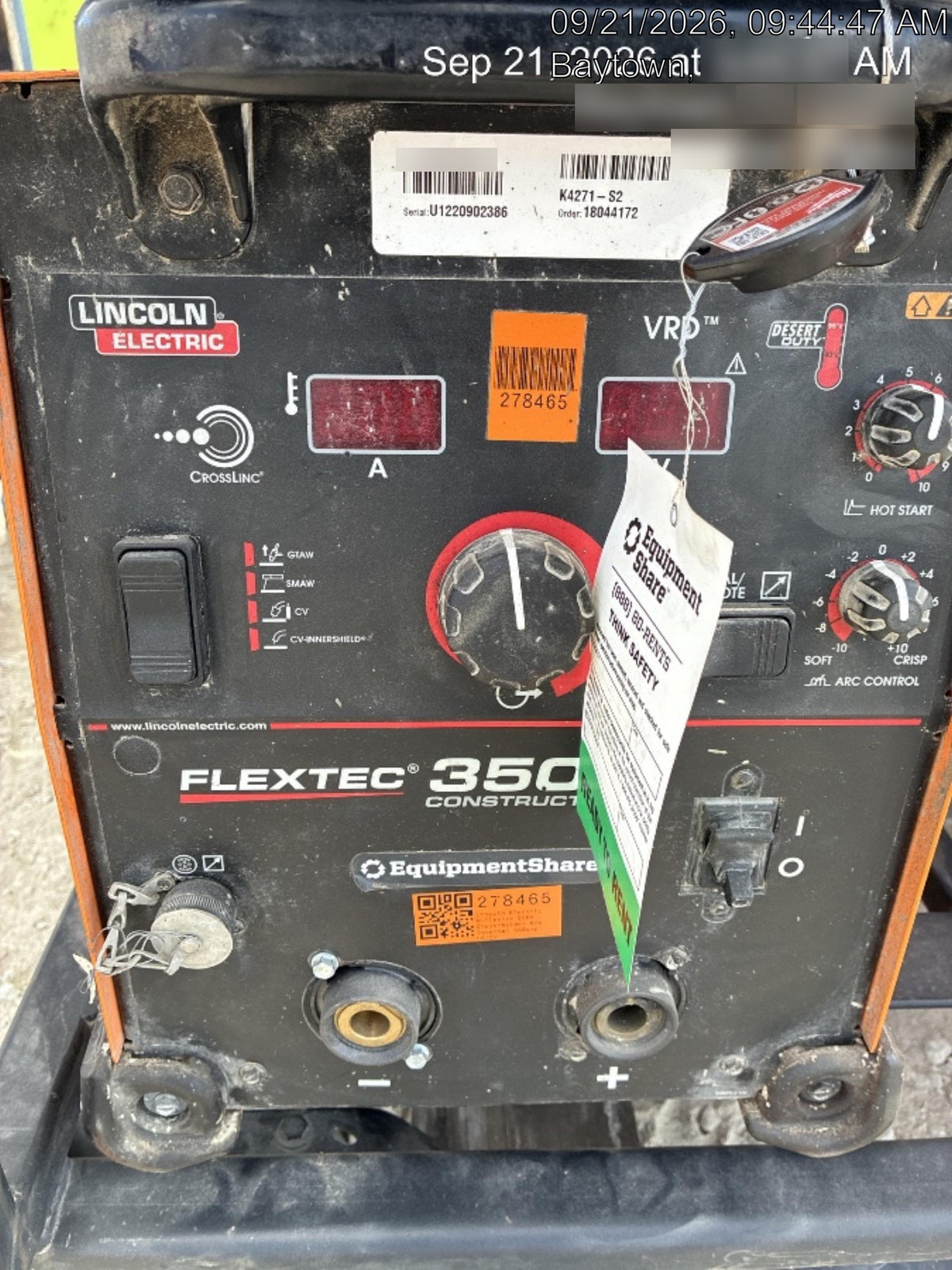 2022 LINCOLN ELECTRIC FLEXTEC 350X