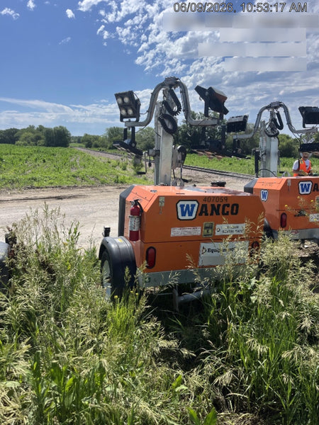 2024 Wanco WLTT-4MM4K Diesel, Deep Sea Controller, Shore Power Plug, Auto Start, (4) 350W LED Floodlights, 4kW Generator, 60 Gal Fuel Tank, 2" Ball, T3