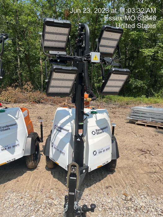 2023 Generac MLT2 Diesel, Flex Switch 120V Input, Powerzone Controller, (4) 320W LED Lights, 4kW Generator, 39.9 Gal Fuel Tank, 2" Ball, T3