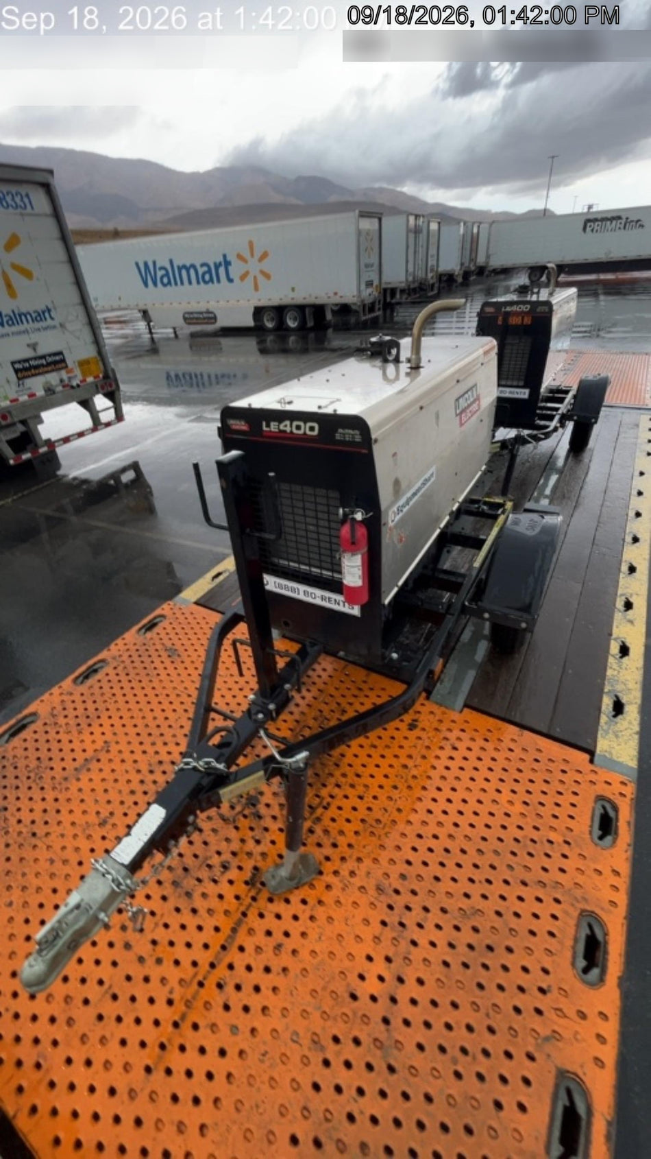 2024 Lincoln Electric LE400 Kubota V1505, Trlr, Cable Rack, Light Kit, ES Decals, T3