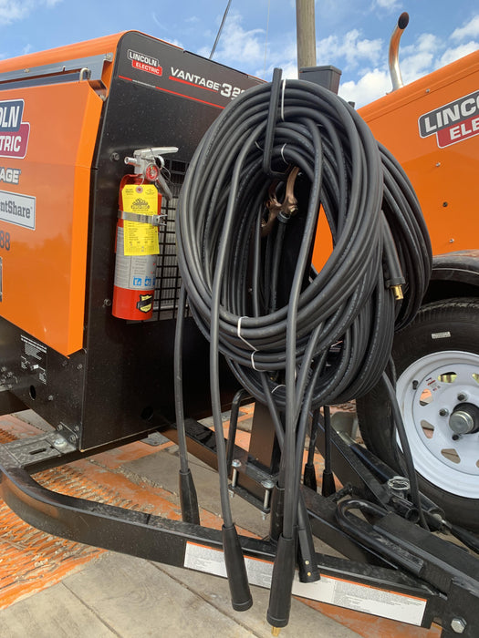 2021 Lincoln Electric Vantage 322 Vantage 322 Ready Pak 3 w/ Decals, ORANGE (includes trailer, cable rack, fender light kit) NO Telematics