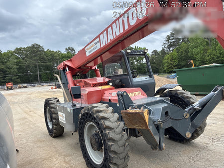 2018 Manitou MTA10055 Manitou MTA 10055 w/Open ROPS, Work Lights/Strobe, Aux Hyd, Solid Tires, Lift Hook, 66" Carriage, 60" Forks