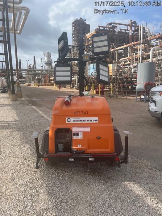 2025 Generac MLTS-4 Diesel, Mitsubishi L2E, 7.1 hp @1800 rpm, Flex Switch 120V Input, Powerzone Controller, (4) 320W LED Lights, 4kW Generator, 39.9 Gal Fuel Tank, 2" Ball, ES Decals