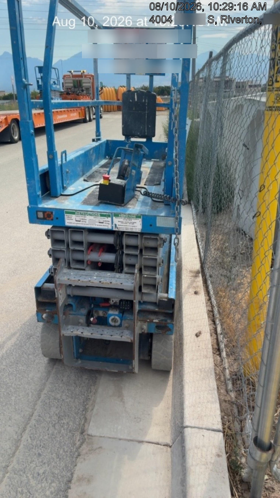 2018 Genie GS-1930 Genie GS-1930 w/Fixed Rail, Chain Entry