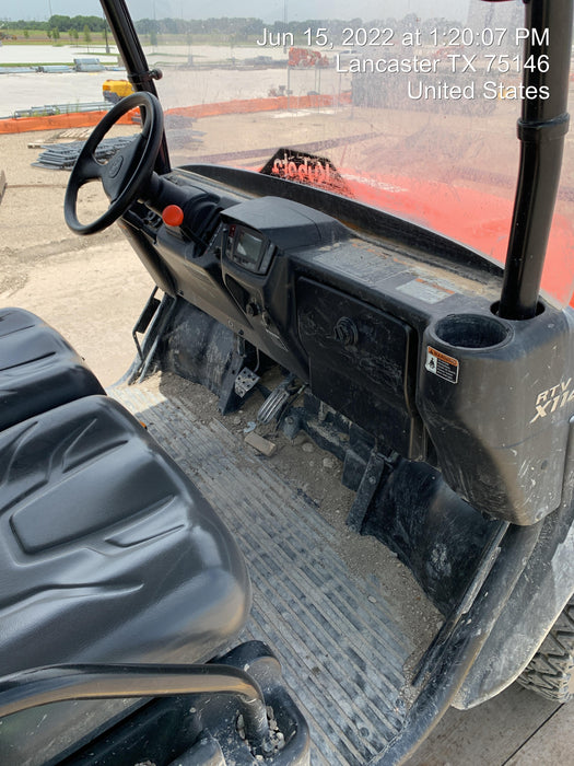 2021 Kubota RTV-X1140W-H Plastic Canopy, Windshield Acrylic Clear, LED Strobe Light, Wire Harness Kit, Back up Alarm