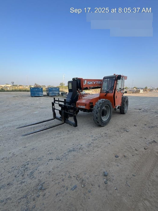 2019 Skytrak 6036 Cab/Heat/Air, Solid Tires, LED Work Lights, Beacon w/50" Carriage, 48" Pallet Forks