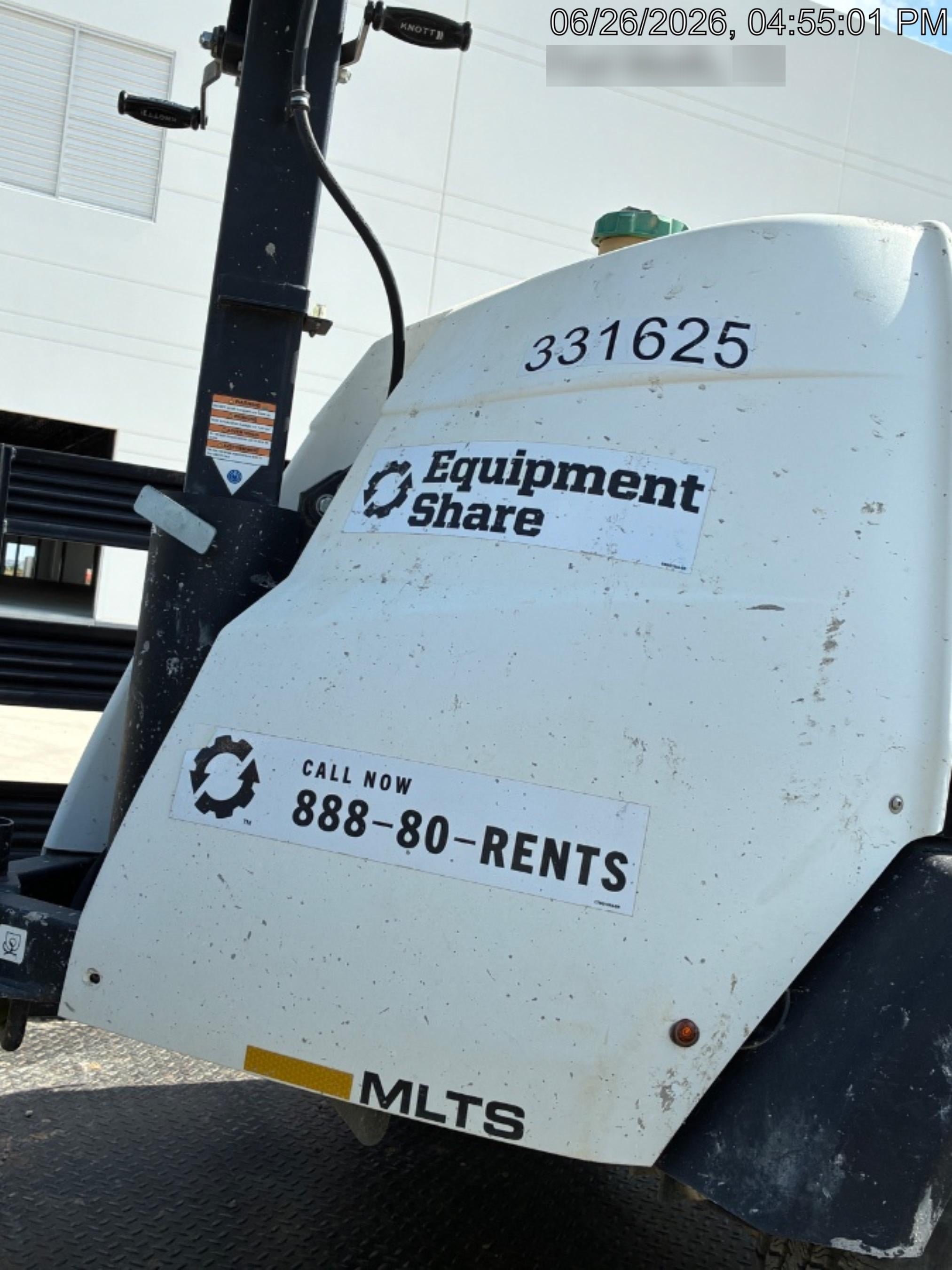 2023 Generac MLT2 Diesel, Flex Switch 120V Input, Powerzone Controller, (4) 320W LED Lights, 4kW Generator, 39.9 Gal Fuel Tank, 2" Ball, T3