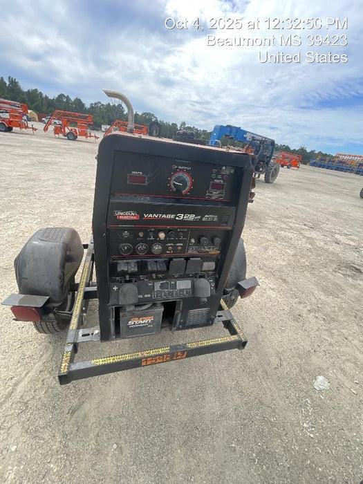 2021 Lincoln Electric Vantage 322 Vantage 322 Ready Pak 3 w/ Decals, ORANGE (includes trailer, cable rack, fender light kit) NO Telematics