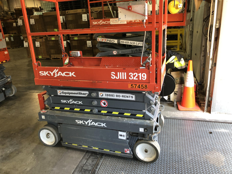 2018 Skyjack SJIII-3219 Standard Rental Specs