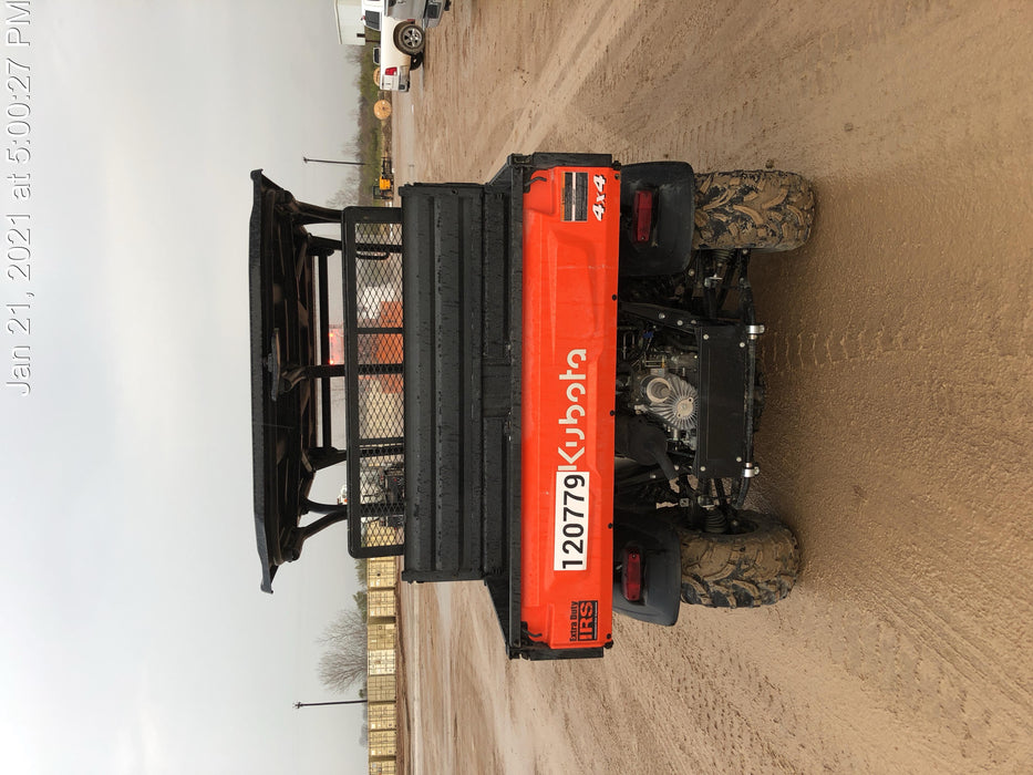 Kubota RTV-X1140WL-A 4WD, LED Strobe, Windshield Acrylic Clear, Plastic Canopy, Wire Harness Kit, Backup Alarm, Bed Liner