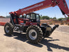 2020 Manitou MTA10055 Cab/Heat/Air, LED Work Lights, Solid Tires, Lift Hook, Beacon, Auxiliary Hydraulics w/66" Carriage and 60" Forks