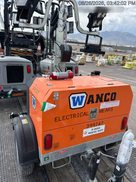 2024 Wanco WLTT-4MM4K Diesel, Deep Sea Controller, Shore Power Plug, Auto Start, (4) 350W LED Floodlights, 4kW Generator, 60 Gal Fuel Tank, 2" Ball, T3