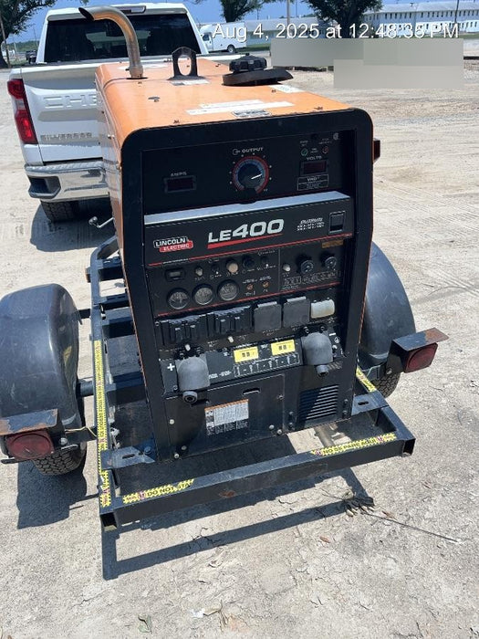 2022 Lincoln Electric LE400 Kubota V1505, Trlr, Cable Rack, Light Kit, ES Decals, T3