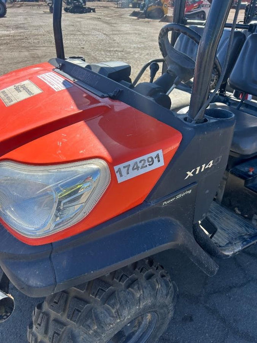 2021 Kubota RTV-X1140W-H Plastic Canopy, Windshield Acrylic Clear, LED Strobe Light, Wire Harness Kit, Back up Alarm