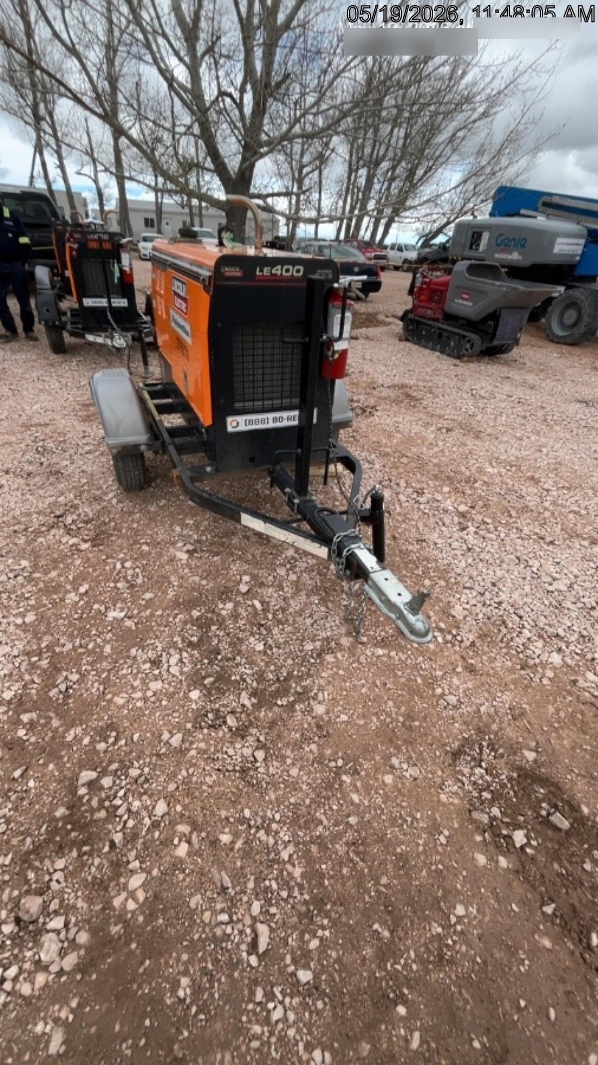 2022 Lincoln Electric LE400 Kubota V1505, Trlr, Cable Rack, Light Kit, ES Decals, T3