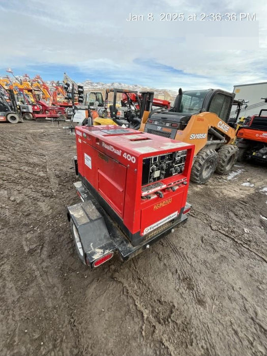 2022 Shindaiwa DGW400MDL Kubota D902 Engine, 23 HP, Dual Op Welder, Wire, Arc, Droop Stick, Tig, and CC Stick Functionality, Simulphase, 3 Phase and 1 Phase Gen Output, Single Axle NB Trlr, Slr Trckl Chrg 12V 12W, Fire Ext