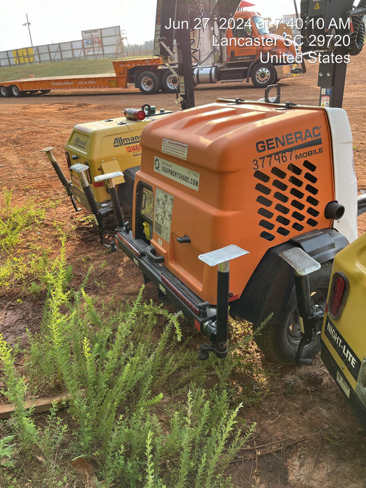 2023 Generac MLT2 Diesel, Flex Switch 120V Input, Powerzone Controller, 
(4) 320W LED Lights, 4kW Generator, 39.9 Gal Fuel Tank, 2" Ball, T3