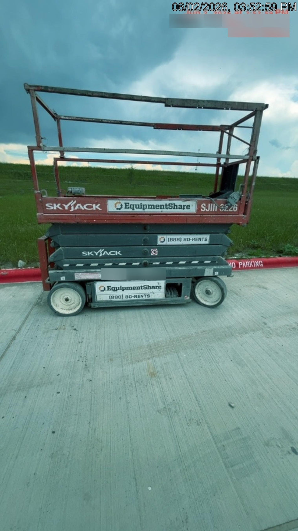 2019 Skyjack SJIII-3226 Standard Options, Trojan Batteries
