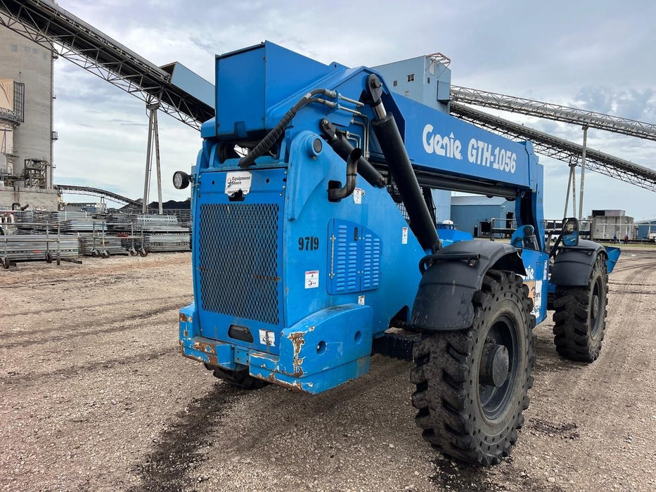 2018 Genie GTH-1056 Genie GTH-1056 w/Open ROPS, Solid Tires, Work Light/Beacon, 60" Carriage and Forks