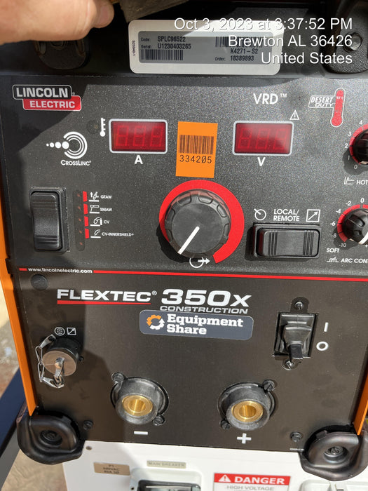 2023 LINCOLN ELECTRIC FLEXTEC 350X