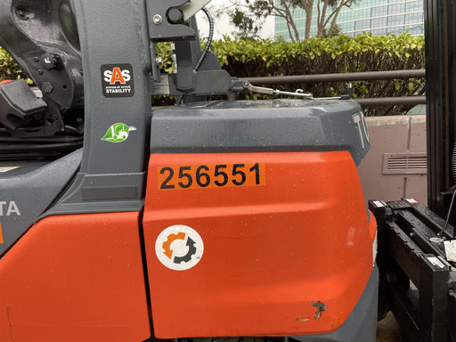 2022 TOYOTA 8FGU25 LP w/ Scale