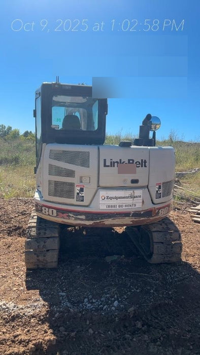 2020 Link-Belt 80X3EX EXC, 7'2" ARM, 17.7" RT, MFH(PJ)