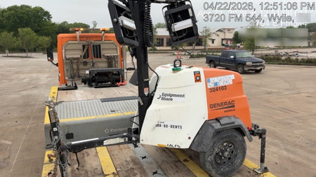2023 Generac MLT2 Diesel, Flex Switch 120V Input, Powerzone Controller, (4) 320W LED Lights, 4kW Generator, 39.9 Gal Fuel Tank, 2" Ball, T3