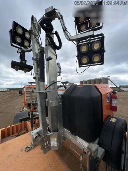 2024 Wanco WLTT-4MM4K Diesel, Deep Sea Controller, Shore Power Plug, Auto Start, (4) 350W LED Floodlights, 4kW Generator, 60 Gal Fuel Tank, 2" Ball, T3