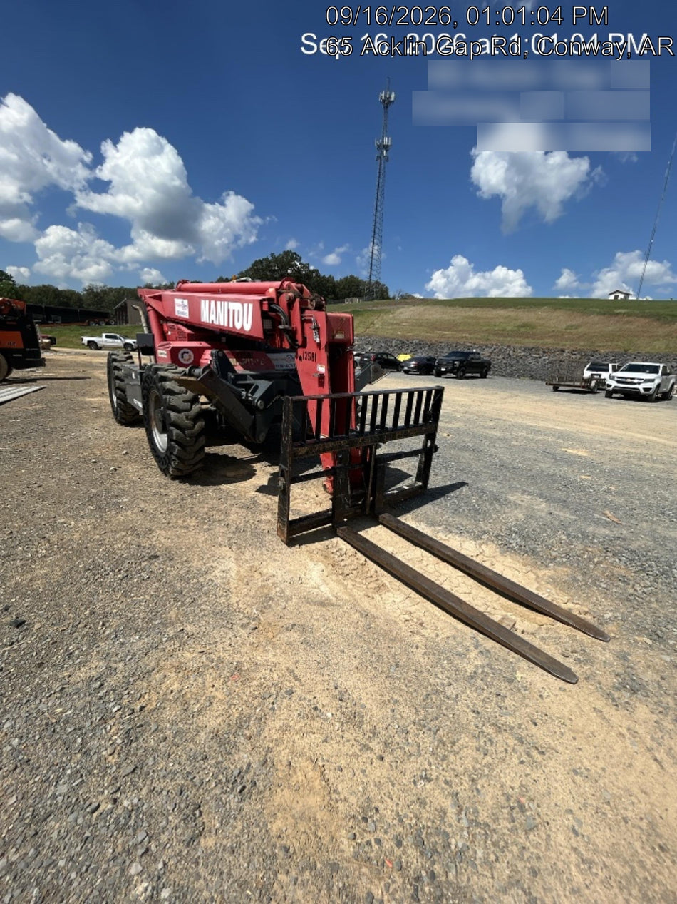 2018 Manitou MTA10055 MTA10055 - 74 HP T4, Canopy, Worklights/Strobe, Beacon, 66" Carriage, 60" Forks, Solid Tires, Lift Hook, Aux Hydraulics