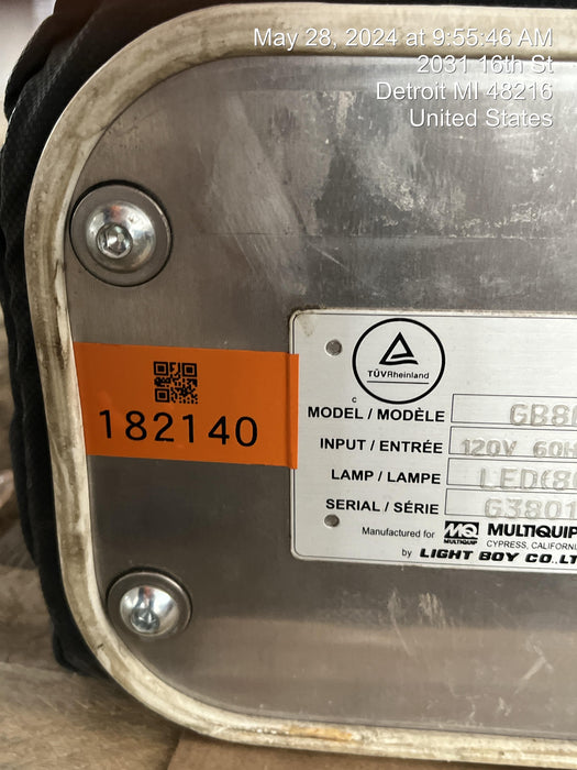 2021 MULTIQUIP GB8LED