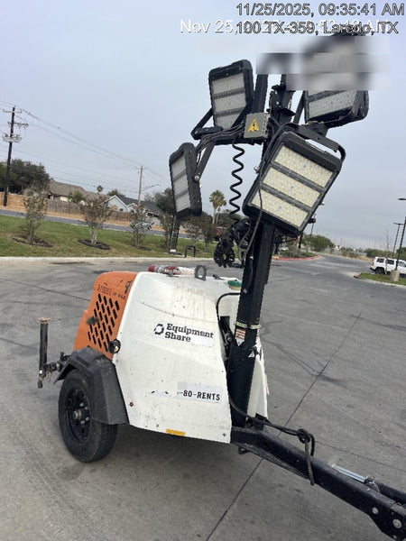2023 Generac MLT2 Diesel, Flex Switch 120V Input, Powerzone Controller, 
(4) 320W LED Lights, 4kW Generator, 39.9 Gal Fuel Tank, 2" Ball, T3
