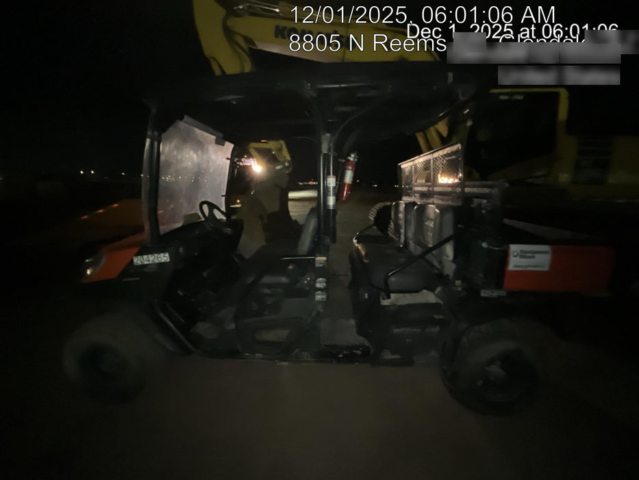 2022 Kubota RTV-X1140W-H Plastic Canopy, Windshield Acrylic Clear, LED Strobe Light, Wire Harness Kit, Back up Alarm