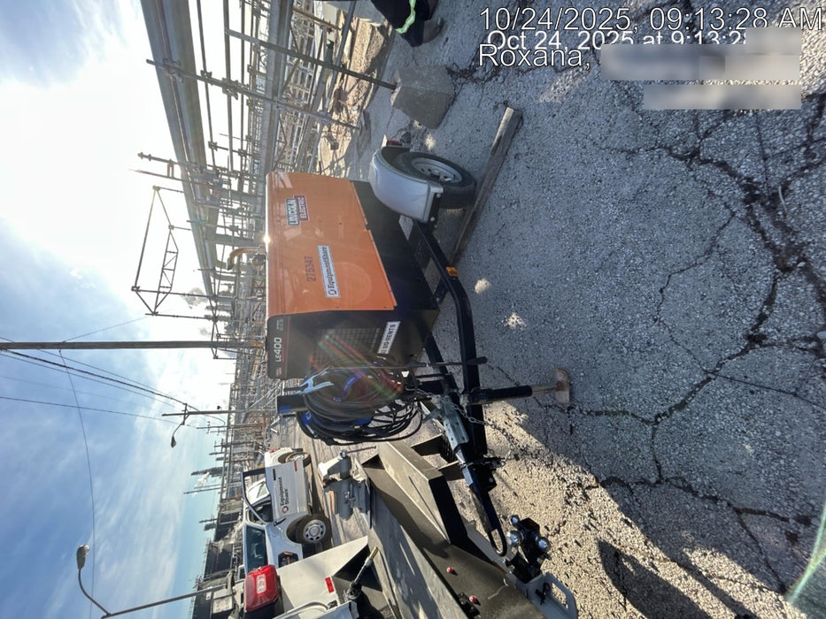 2022 Lincoln Electric LE400 Kubota V1505, Trlr, Cable Rack, Light Kit, ES Decals, T3