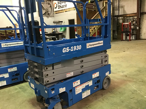 2020 Genie GS-1930 Solid Non Marking Tires, Beacon, Folding rails with half height swing gate