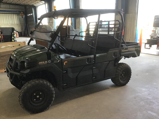 2019 Kawasaki Mule PRO-DXT Standard Options, Backup Alarm, Beacon, Plastic Hard Top, Poly Windshield, Horn Kit