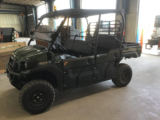2019 Kawasaki Mule PRO-DXT Standard Options, Backup Alarm, Beacon, Plastic Hard Top, Poly Windshield, Horn Kit