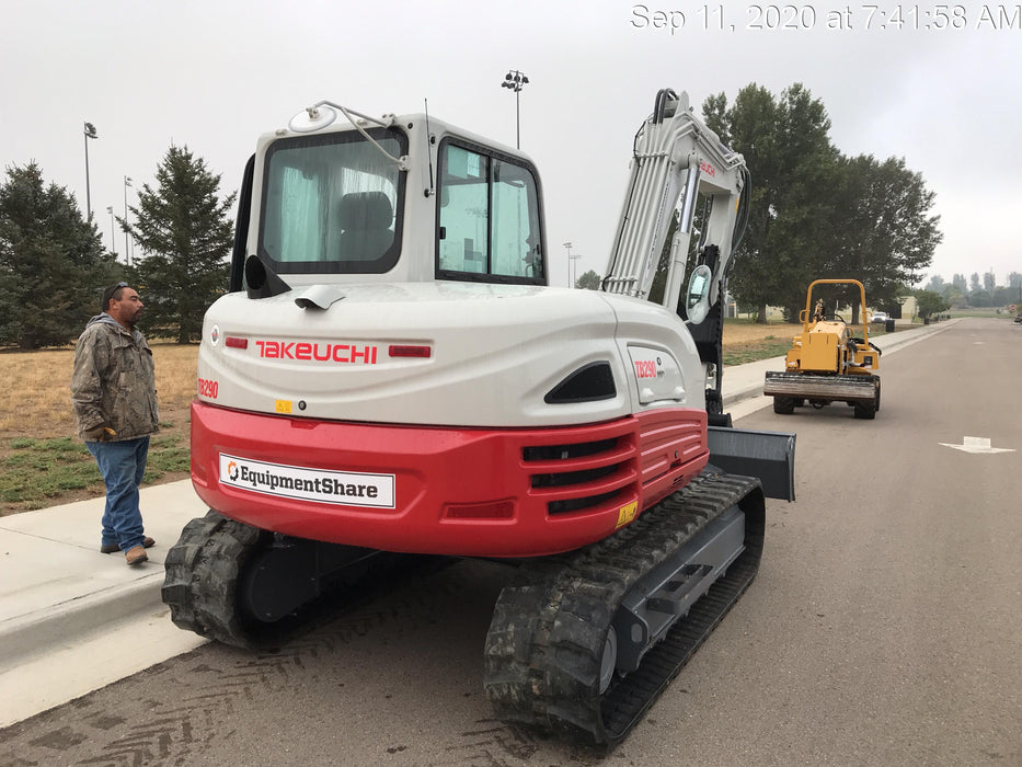 2020 Takeuchi TB290C Cab/Heat/Air, Rubber Tracks, Manual TAG QC