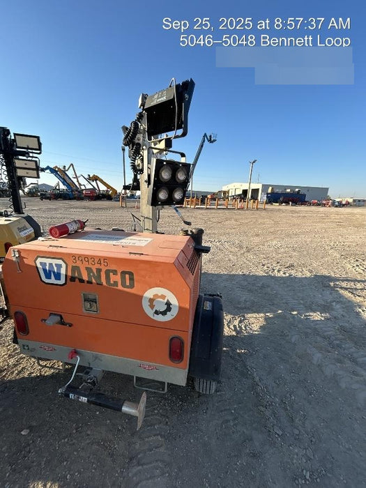 2024 Wanco WLTT-4MM4K Diesel, Deep Sea Controller, Shore Power Plug, Auto Start, (4) 350W LED Floodlights, 4kW Generator, 60 Gal Fuel Tank, 2" Ball, T3