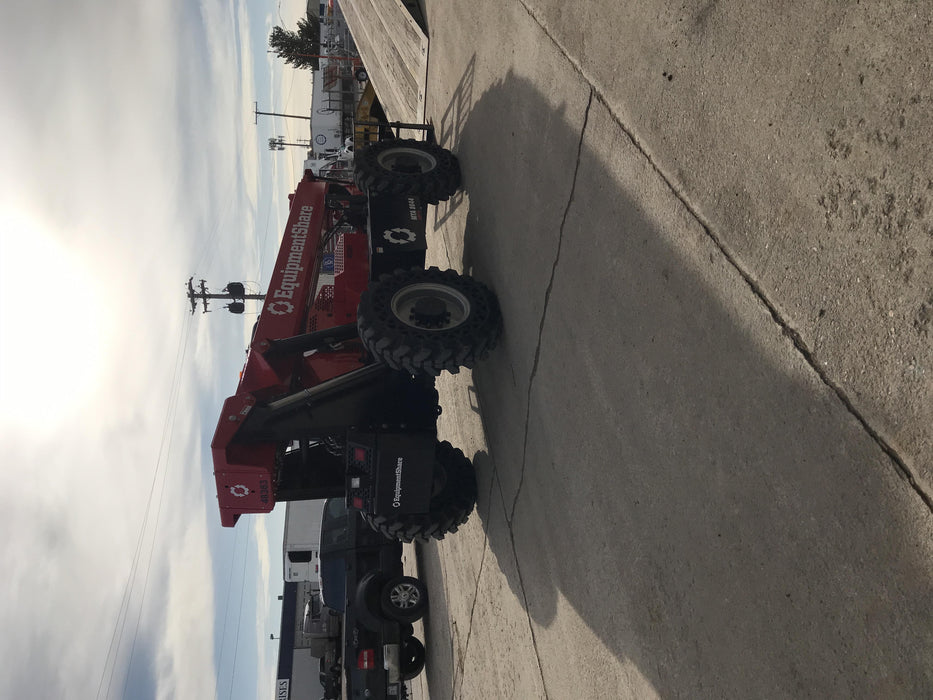 2020 Manitou MTA8044 74hp T4F, Cab/Heat/Air, Cab and Boom LED work lights, Auxiliary Hydraulics, Solid Tires, Amber strobe, Lift Hook w/66" Carriage, 60" Forks