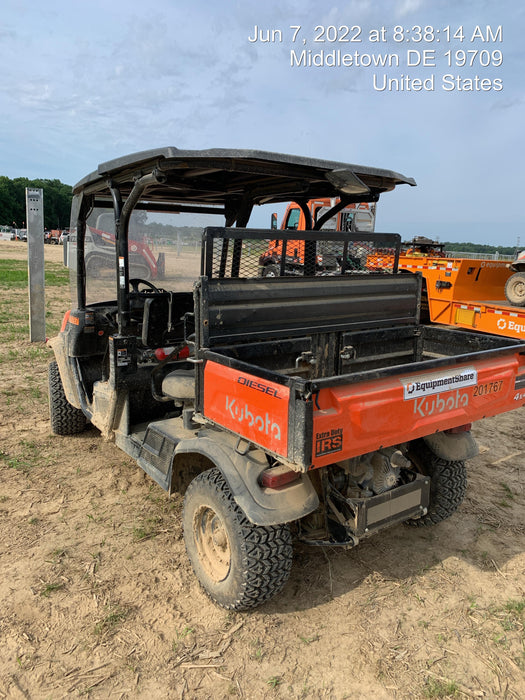 2022 Kubota RTV-X1140W-H Plastic Canopy, Windshield Acrylic Clear, LED Strobe Light, Wire Harness Kit, Back up Alarm