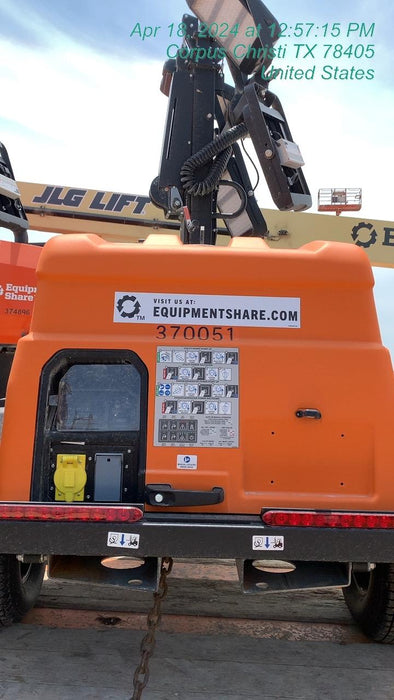 2023 Generac MLT2 Diesel, Flex Switch 120V Input, Powerzone Controller, 
(4) 320W LED Lights, 4kW Generator, 39.9 Gal Fuel Tank, 2" Ball, T3