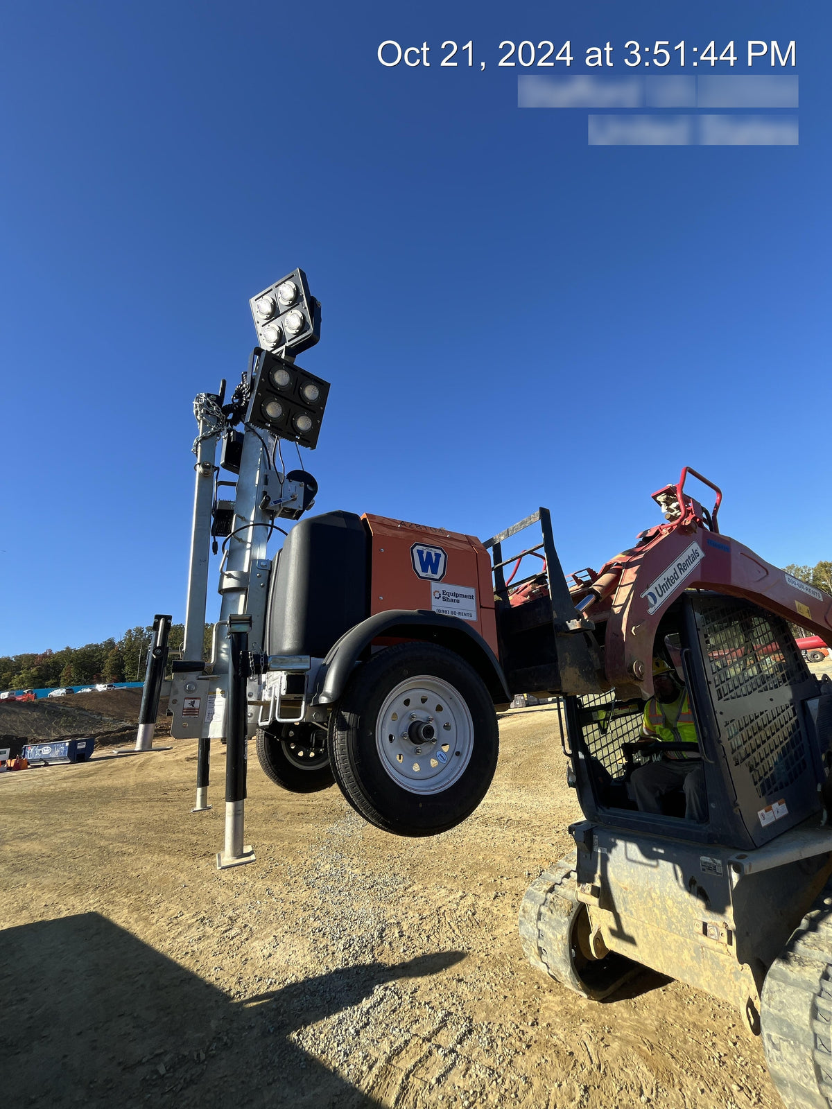 2024 Wanco WLTT-4MM4K Diesel, Deep Sea Controller, Shore Power Plug, Auto Start, (4) 350W LED Floodlights, 4kW Generator, 60 Gal Fuel Tank, 2" Ball, T3
