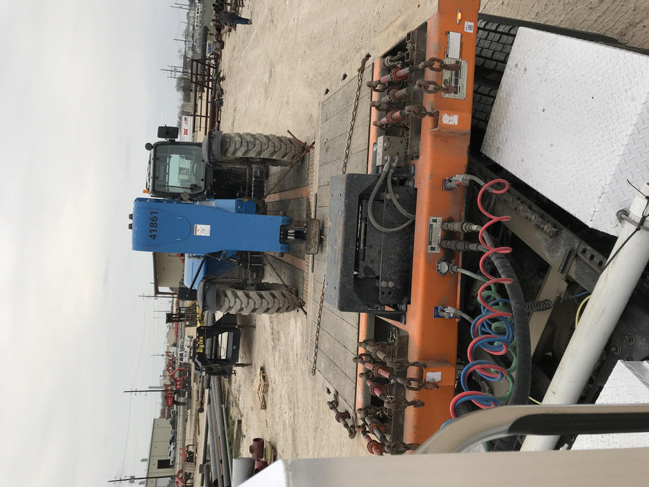 2019 Genie GTH-844 Cab/Heat/AC, Solid RT Tires, LED Work Lights, Beacon 60" QA Carriage, 48" Forks