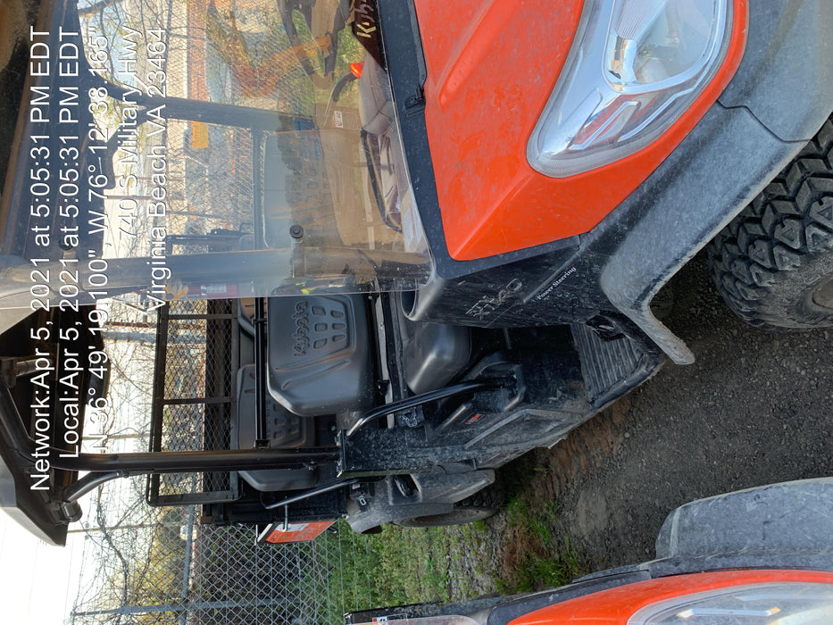 2020 Kubota RTV-X1140W-H Canopy, 4-Seater, Diesel, Windshield Acrylic Clear, Strobe Light, Backup Alarm